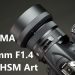 シグマ　SIGMA 30mm F1.4 DC HSM Art